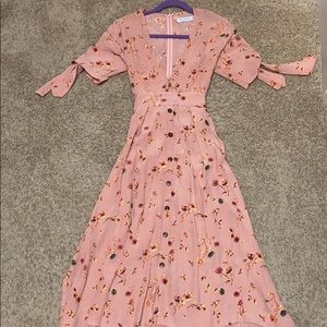 Faithfull the Thread floral midi dress size 4